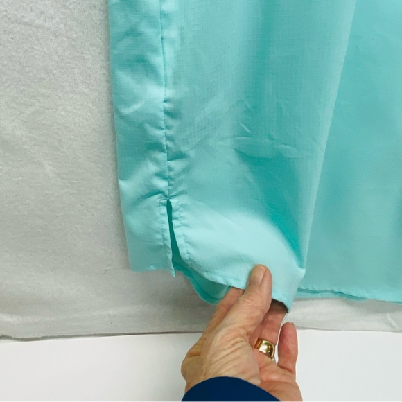 Columbia Men's PFG Button up Short Sleeve XL Shirt Omni-Shade Vented Fishing - Picture 9 of 15